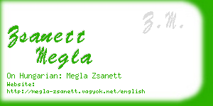 zsanett megla business card